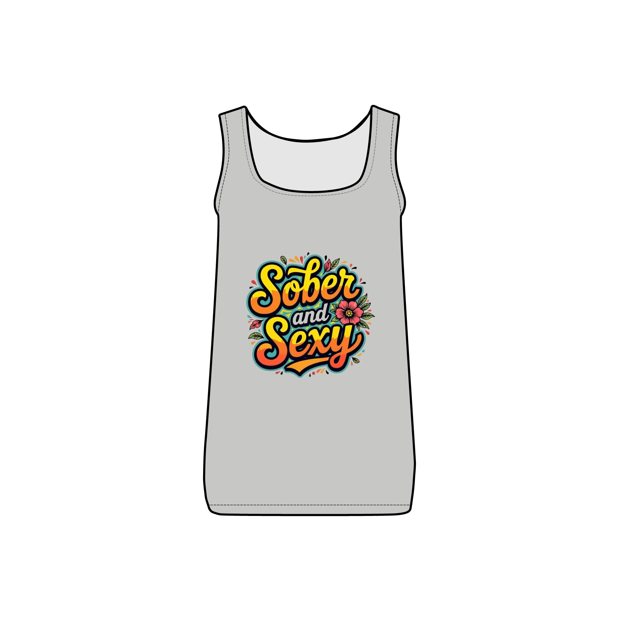 Sober and Sexy - Ribbed Tank Top