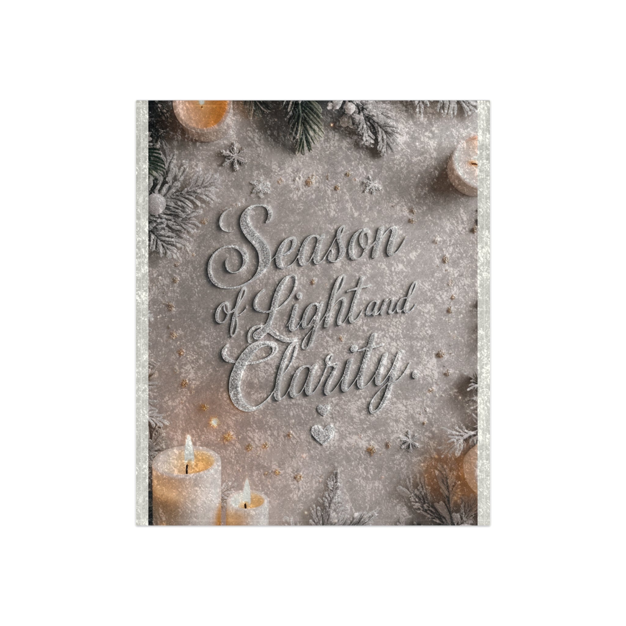 Cozy Christmas Velvet Blanket – A Season of Light and Clarity