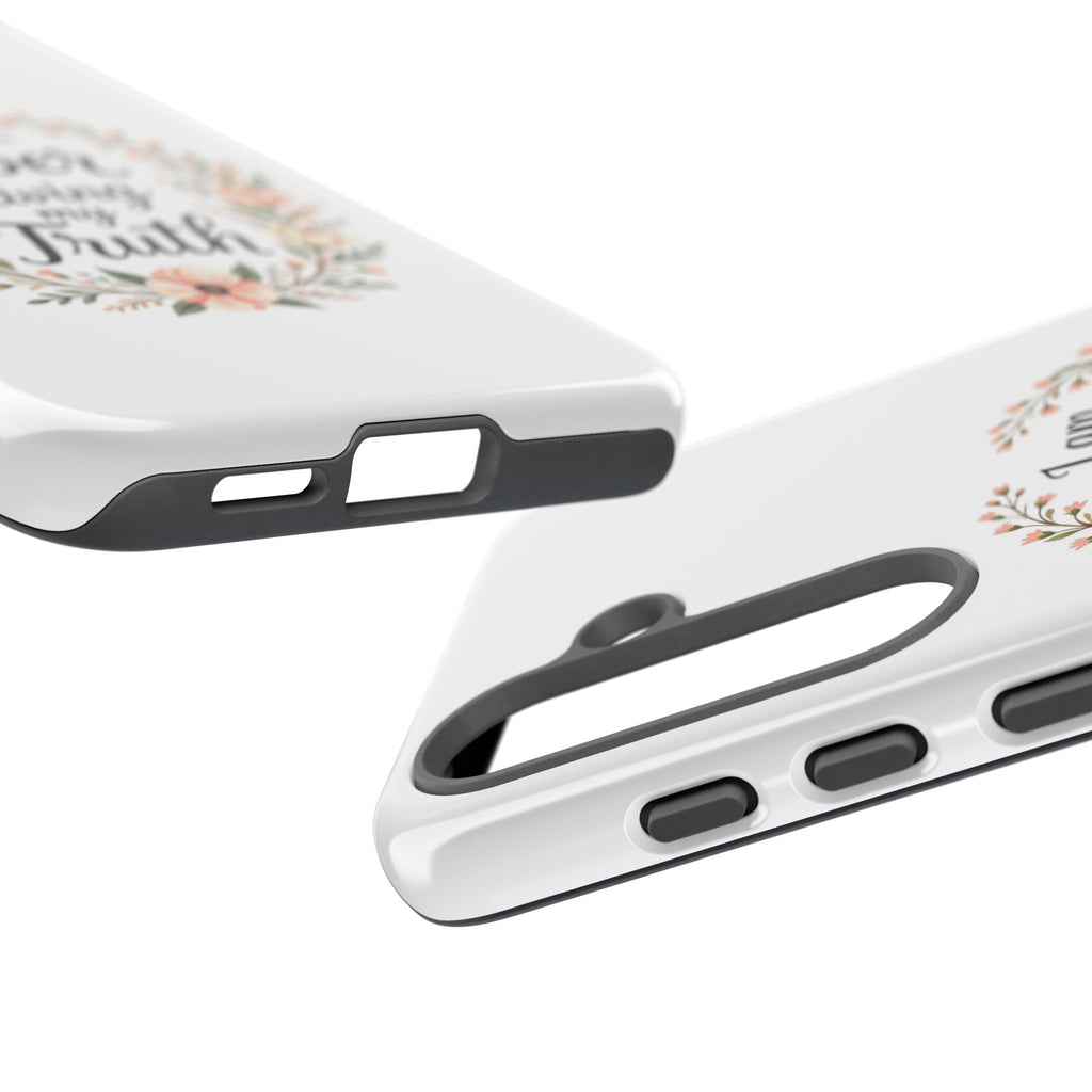 Floral Phone Case: I am Sober & Living My Truth