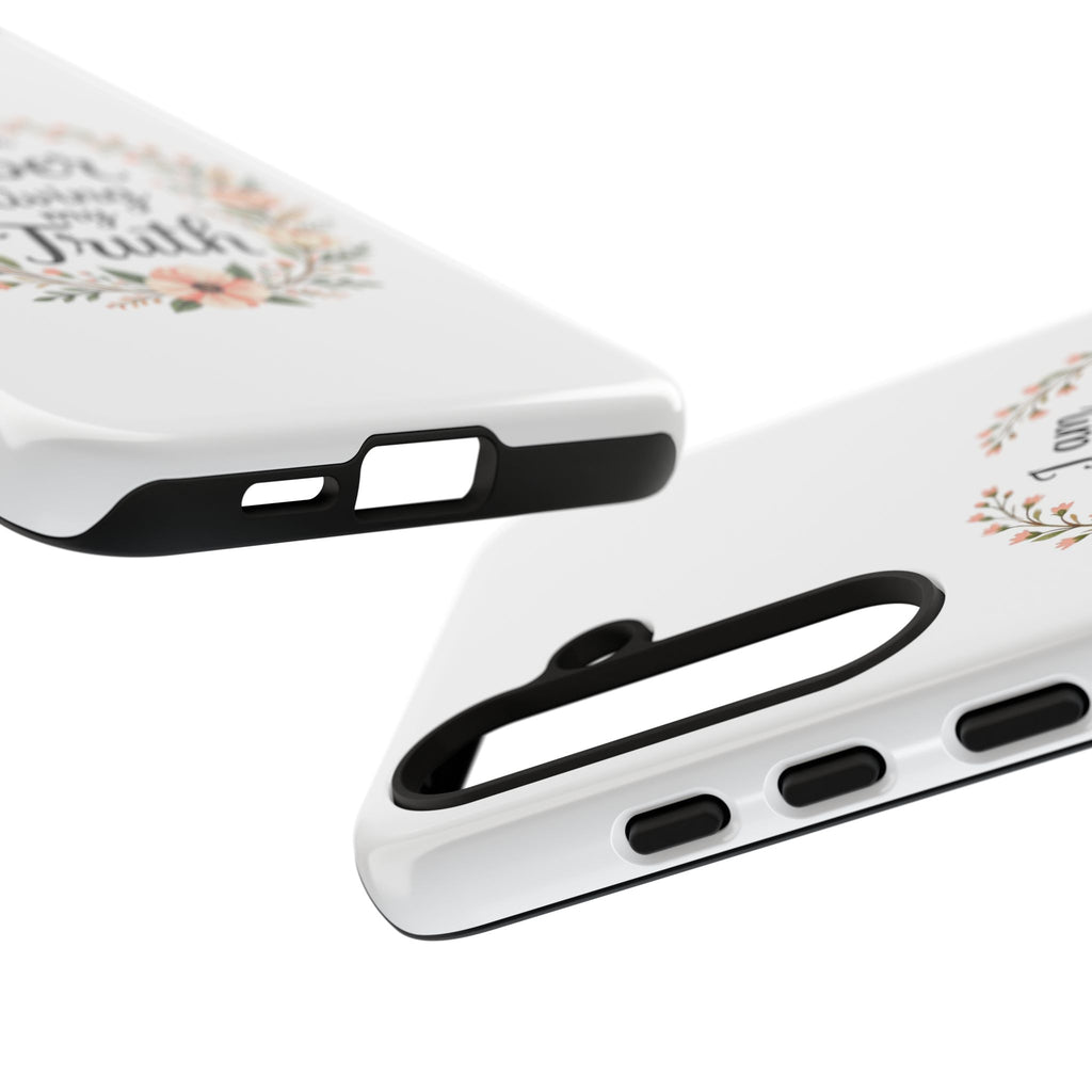 Floral Phone Case: I am Sober & Living My Truth