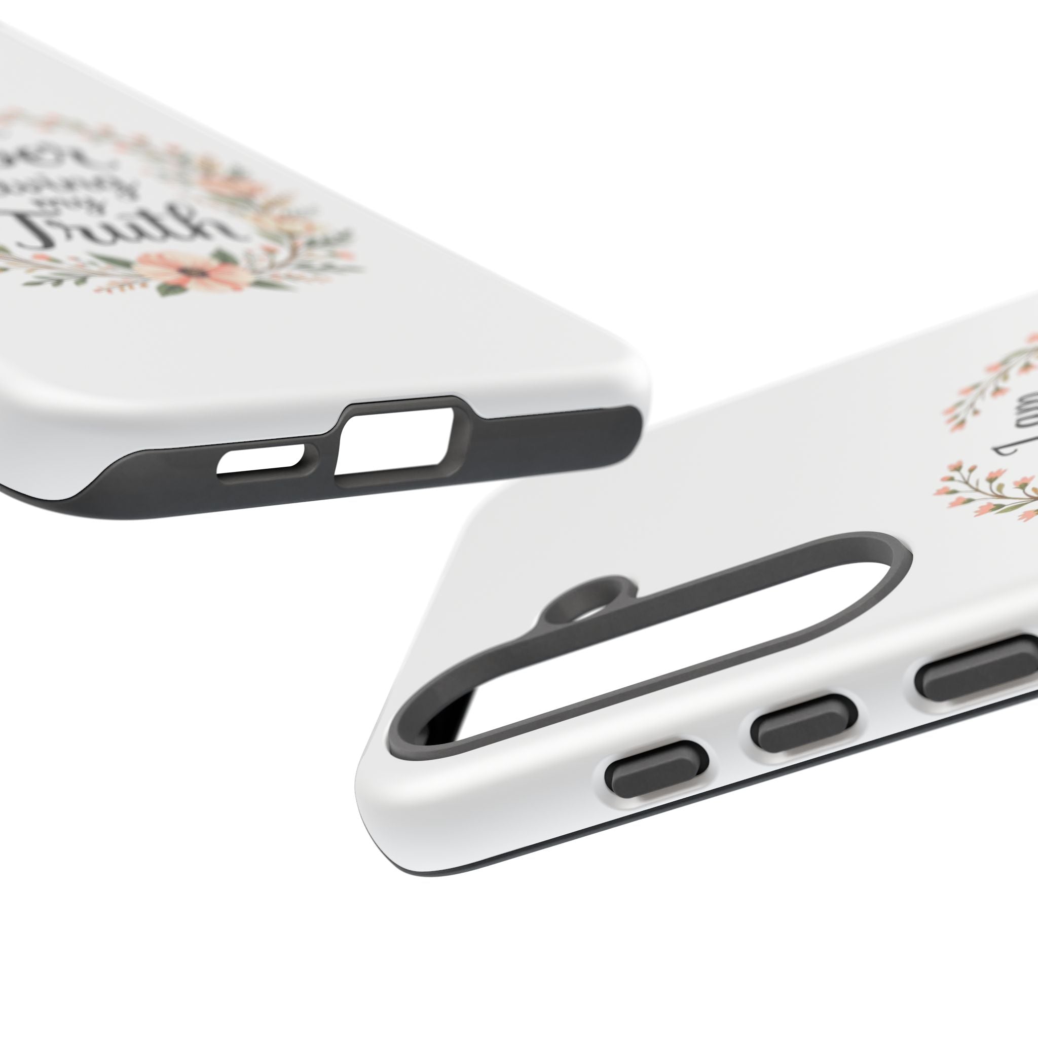 Floral Phone Case: I am Sober & Living My Truth