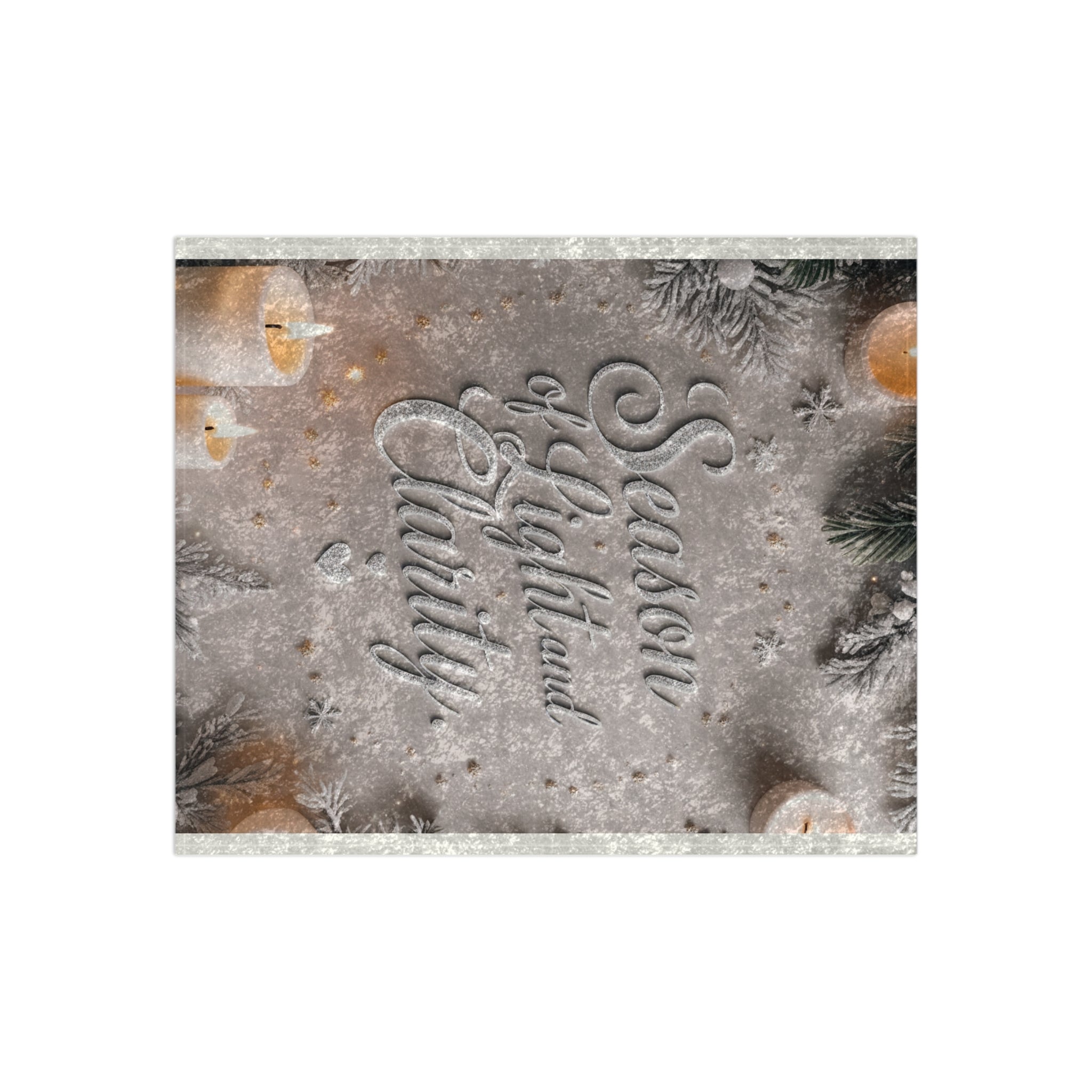 Cozy Christmas Velvet Blanket – A Season of Light and Clarity