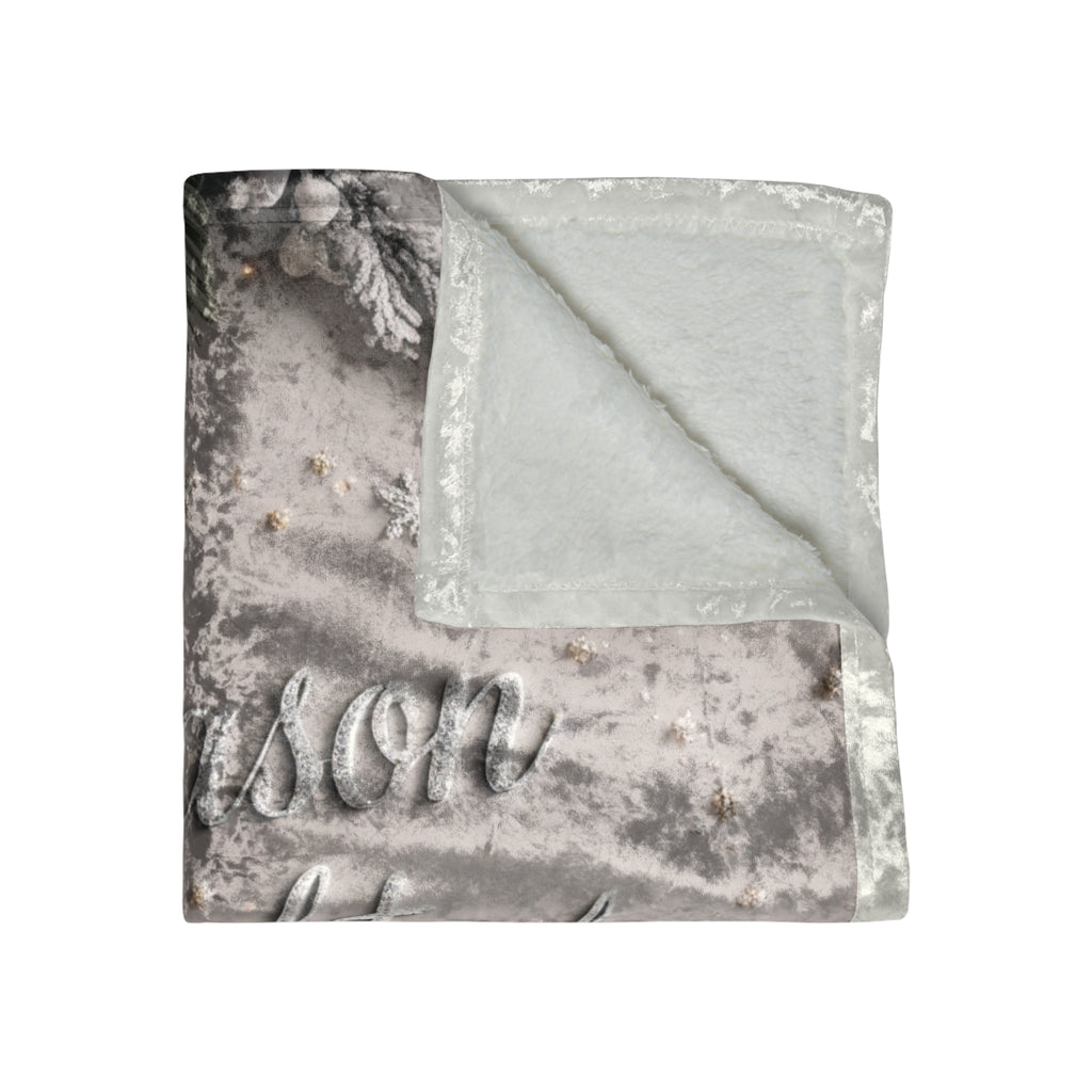Cozy Christmas Velvet Blanket – A Season of Light and Clarity