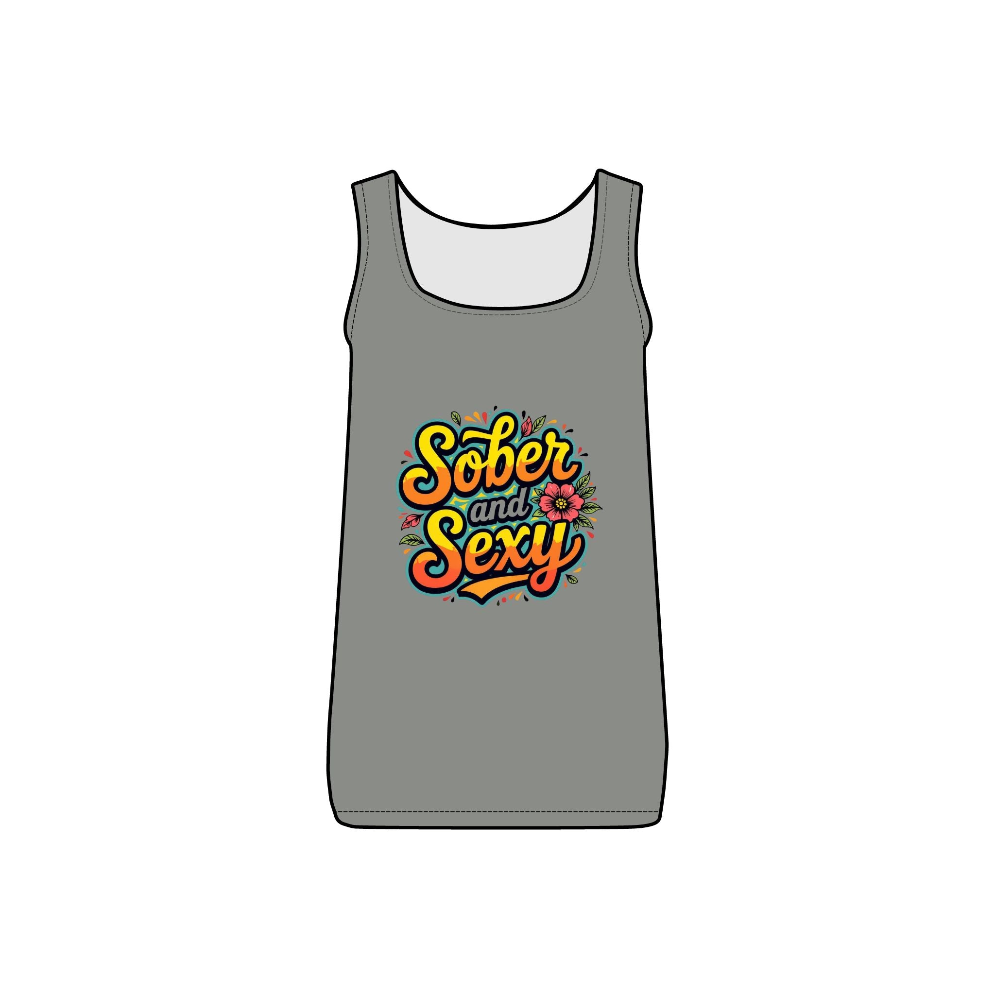 Sober and Sexy - Ribbed Tank Top