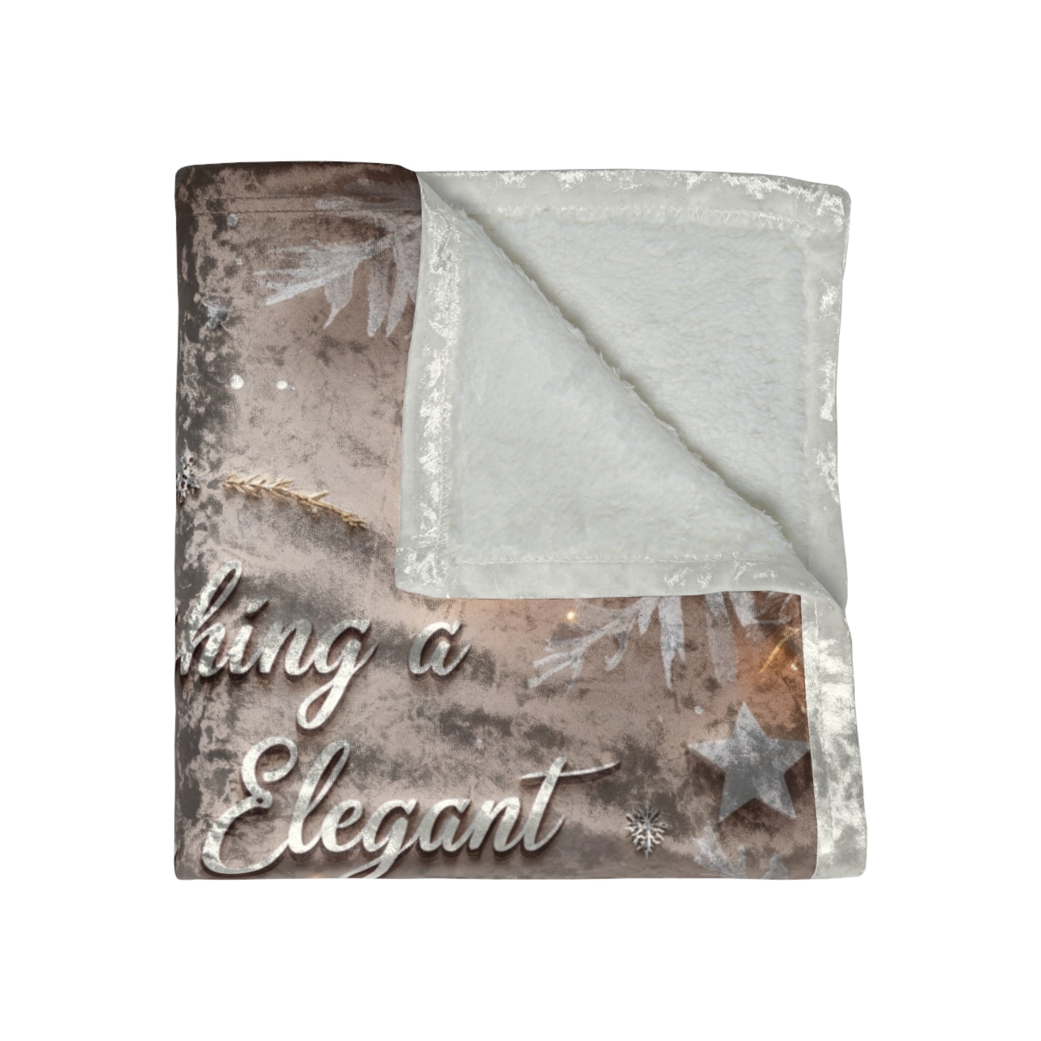 Cozy Christmas Velvet Blanket – Cherishing a Sober, Elegant Christmas