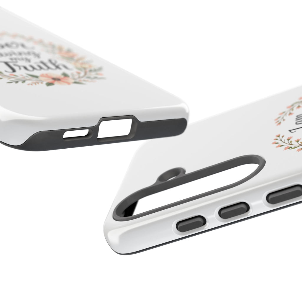 Floral Phone Case: I am Sober & Living My Truth