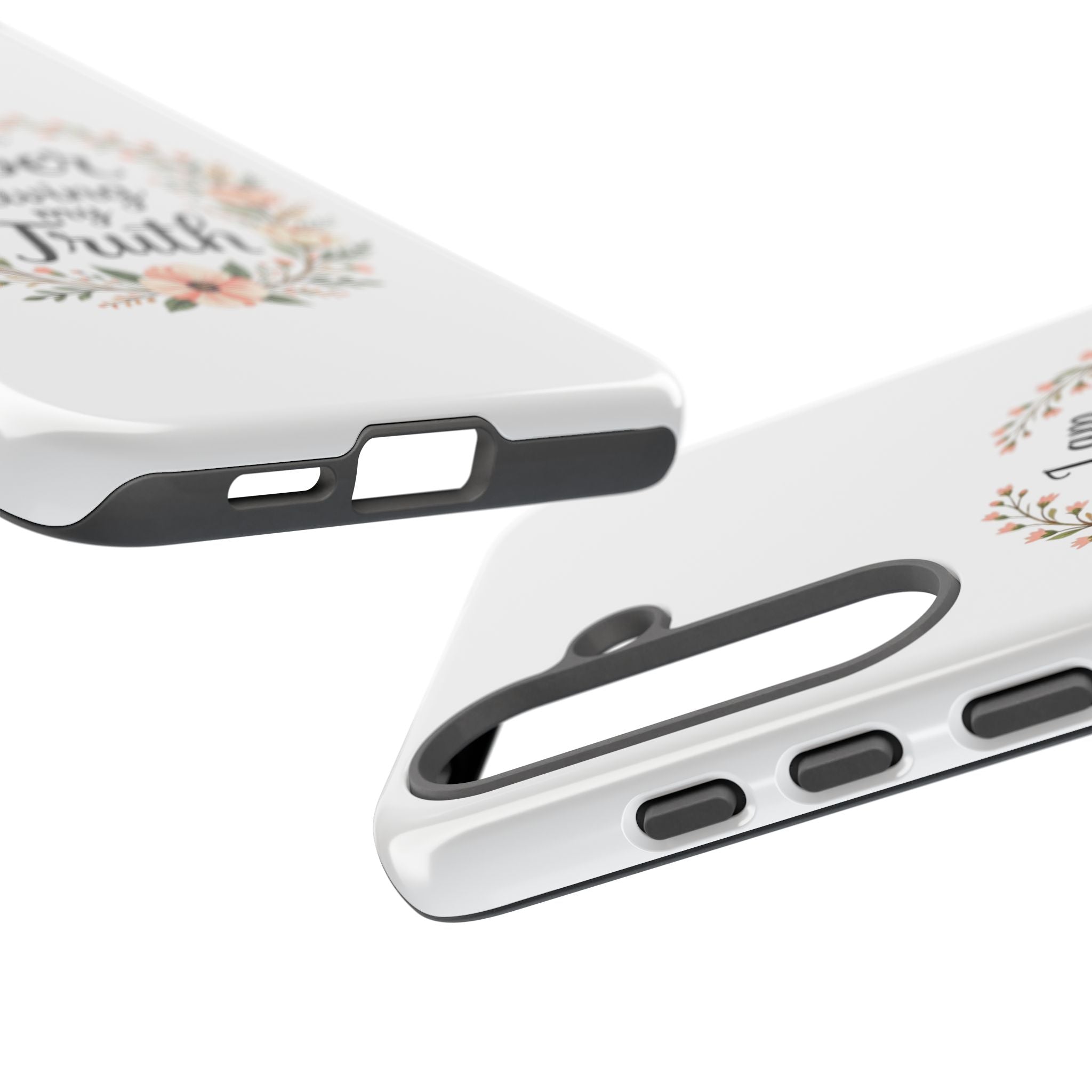 Floral Phone Case: I am Sober & Living My Truth