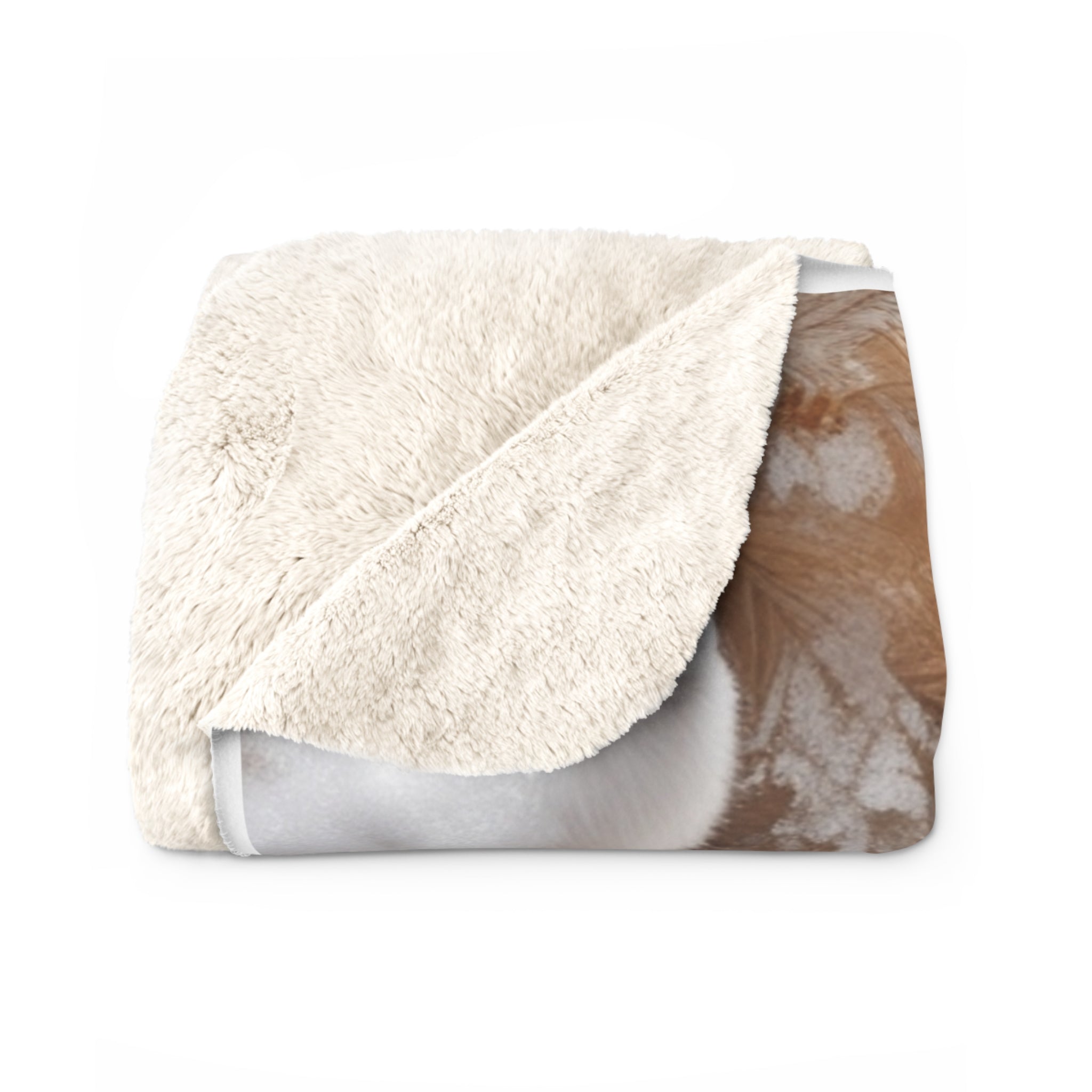 Cozy Holiday Sherpa Fleece Blanket, Wrapped in Warmth and Serenity this Christmas