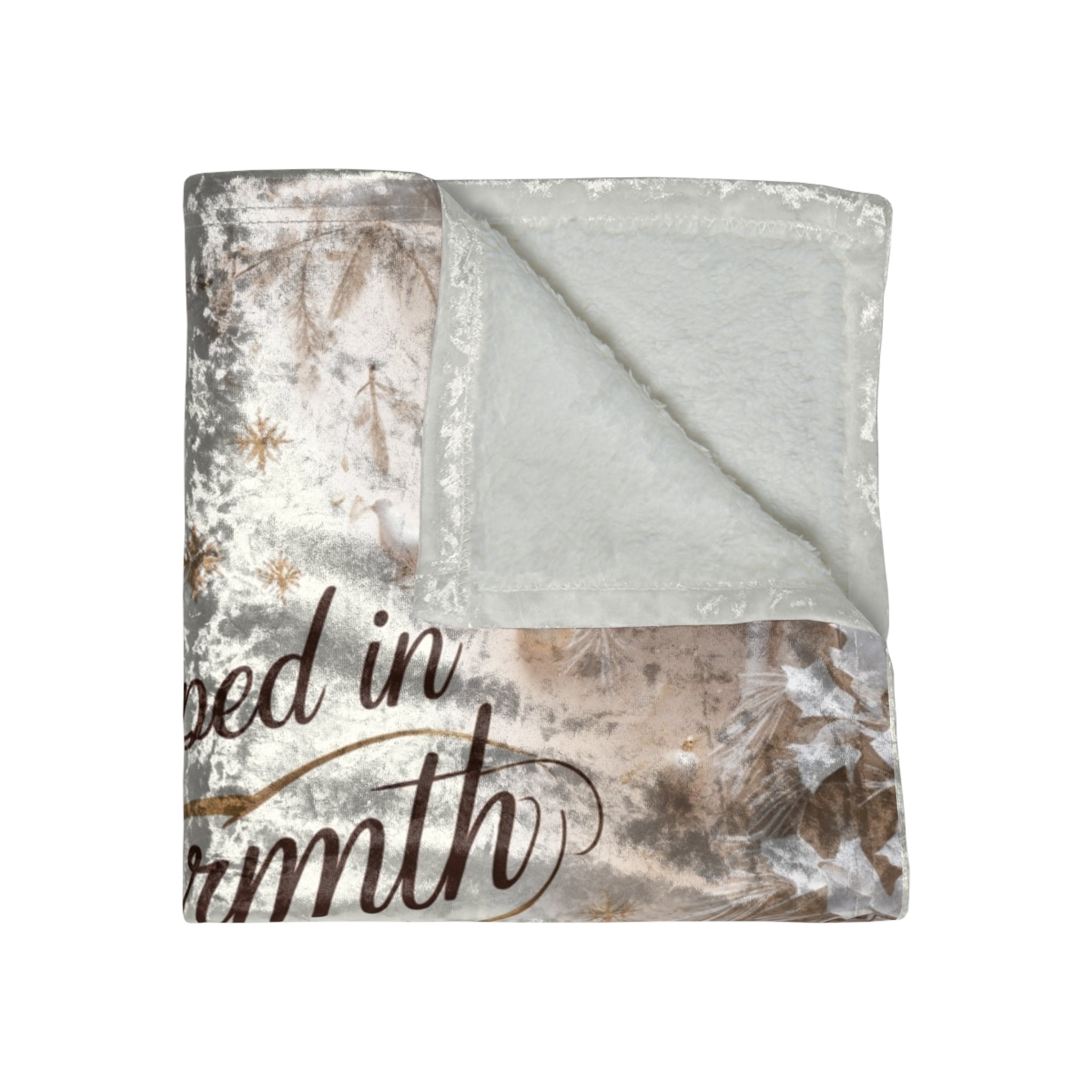 Cozy Christmas Velvet Blanket – Wrapped in Warmth & Serenity