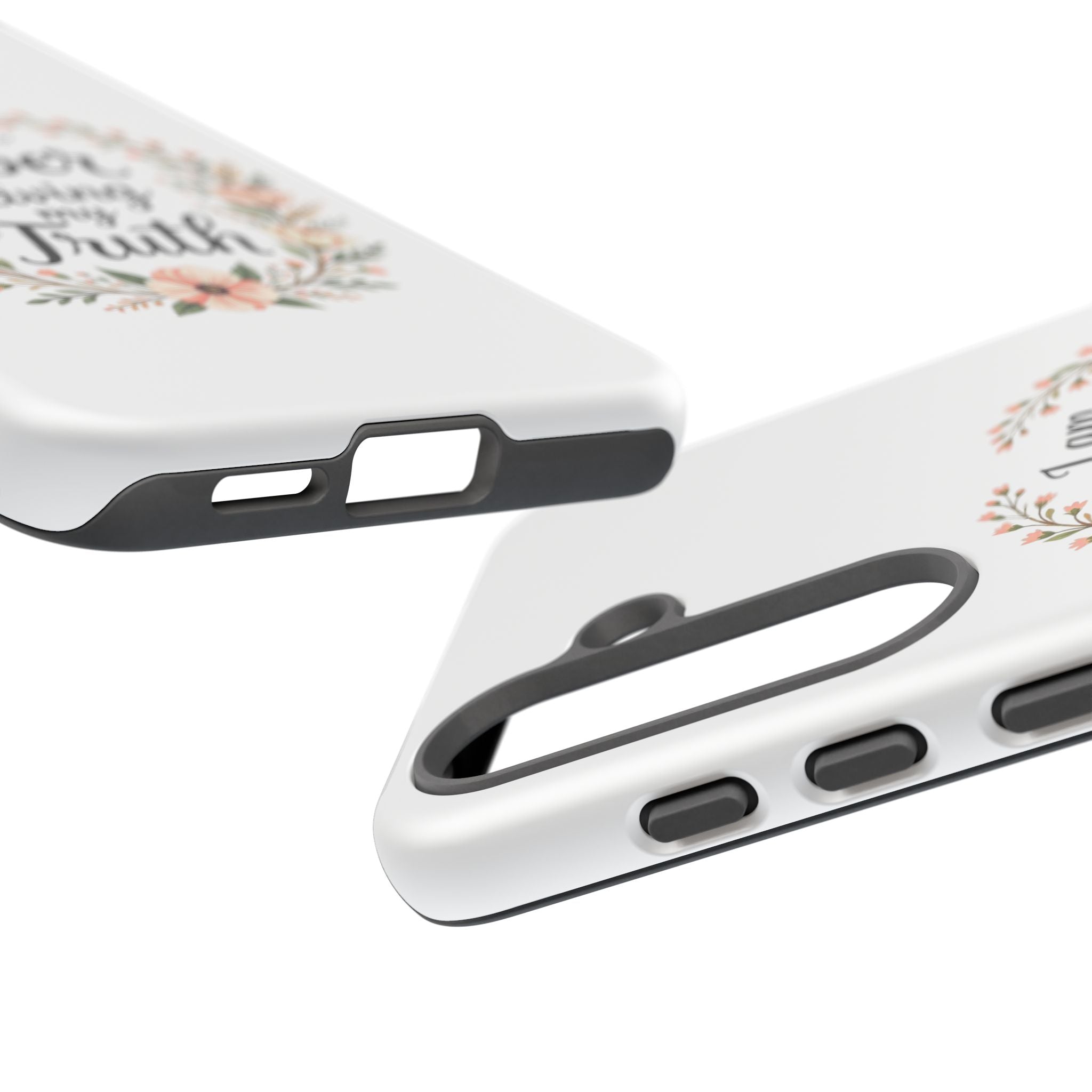 Floral Phone Case: I am Sober & Living My Truth
