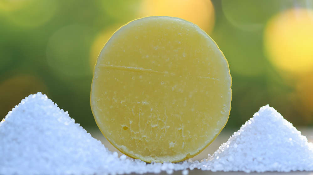 Citrus Breeze Lemon Sea Salt Shampoo Bar - Natural Finnish Skincare
